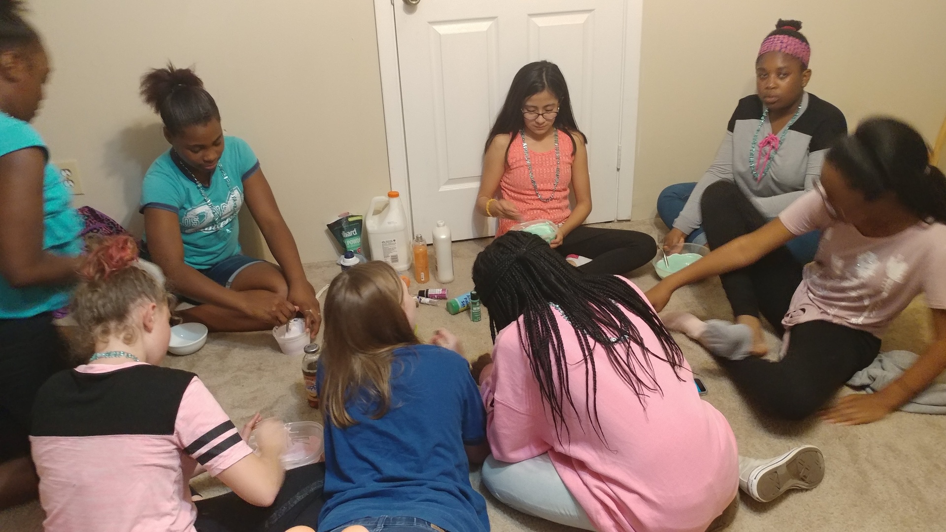 Teen in a mentorship session